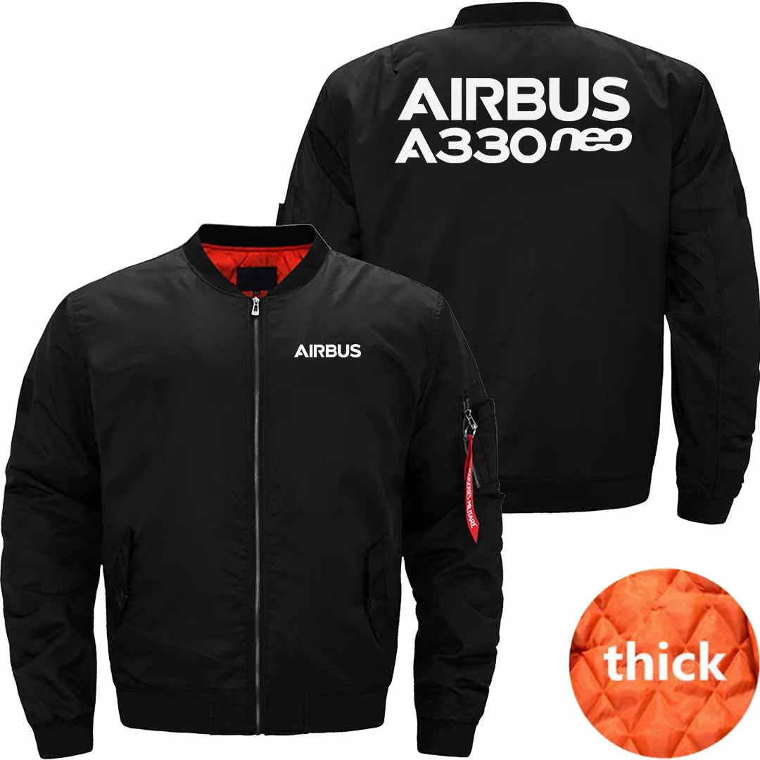 AIRBUS A330 NEO BOMBER FLIGHT AVIATOR JACKET