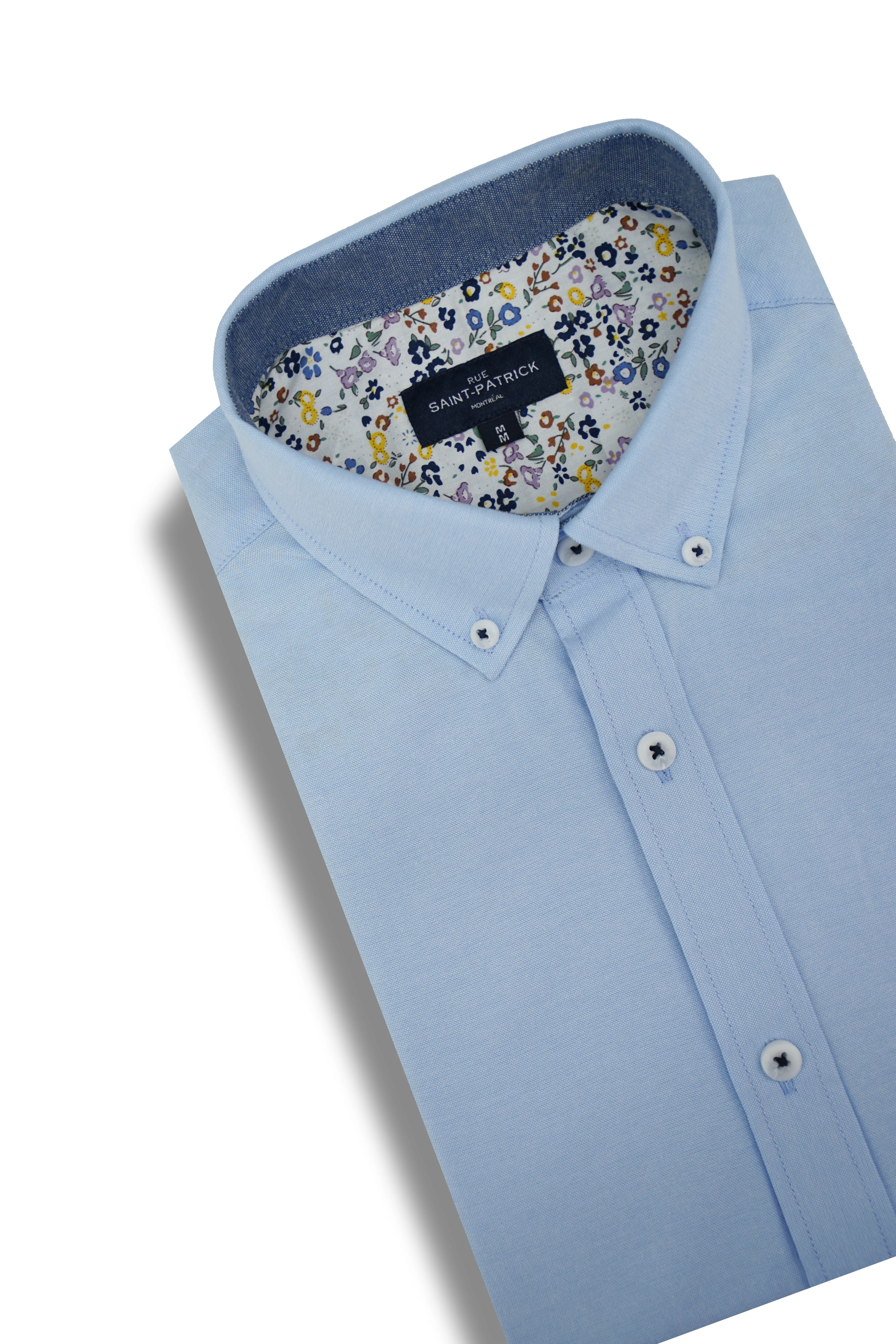 Apollonia Easy-Care Oxford Shirt in Sky Blue