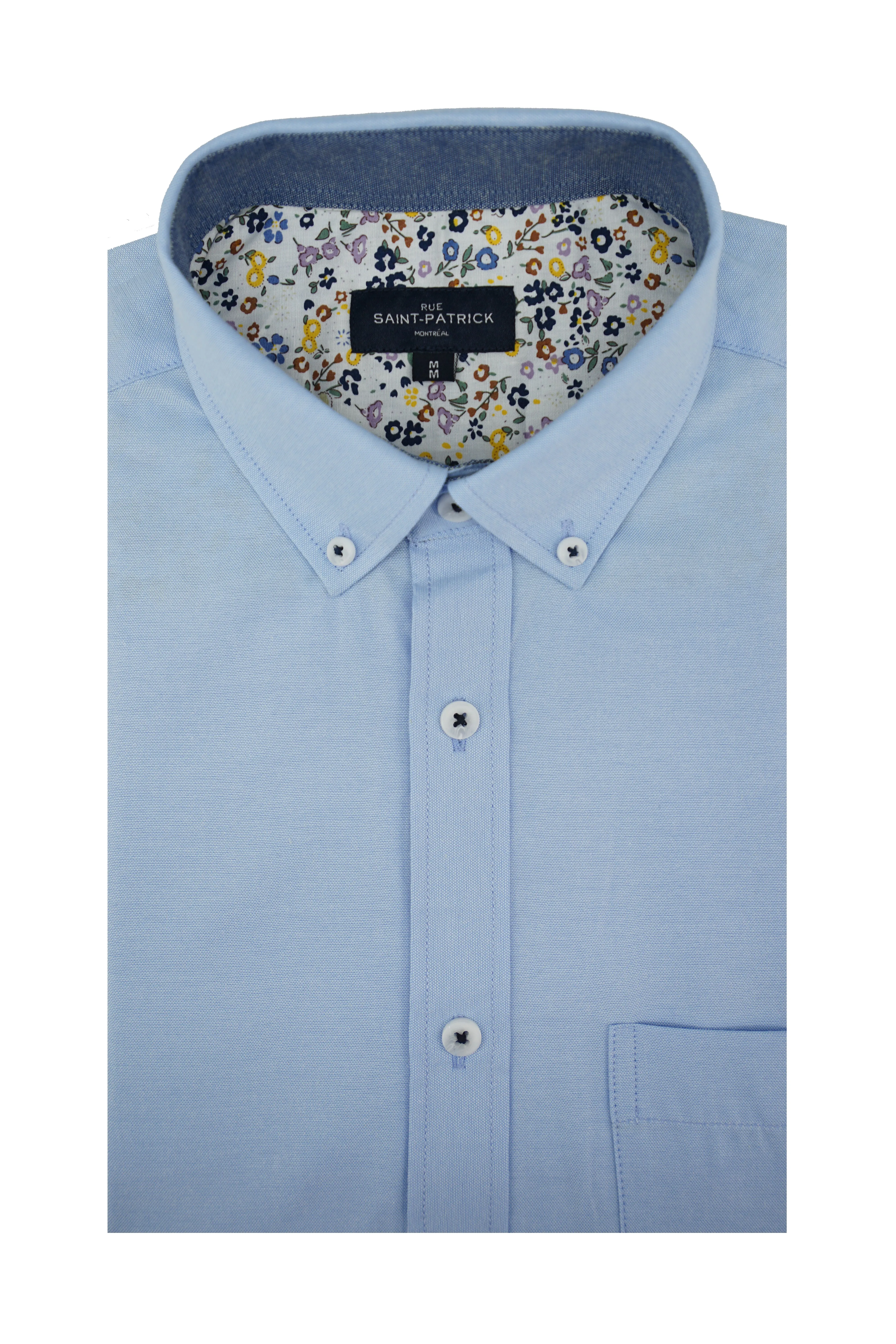 Apollonia Easy-Care Oxford Shirt in Sky Blue