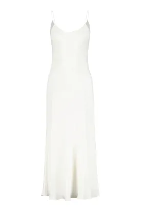 ARIA IVORY SILK SLIP DRESS