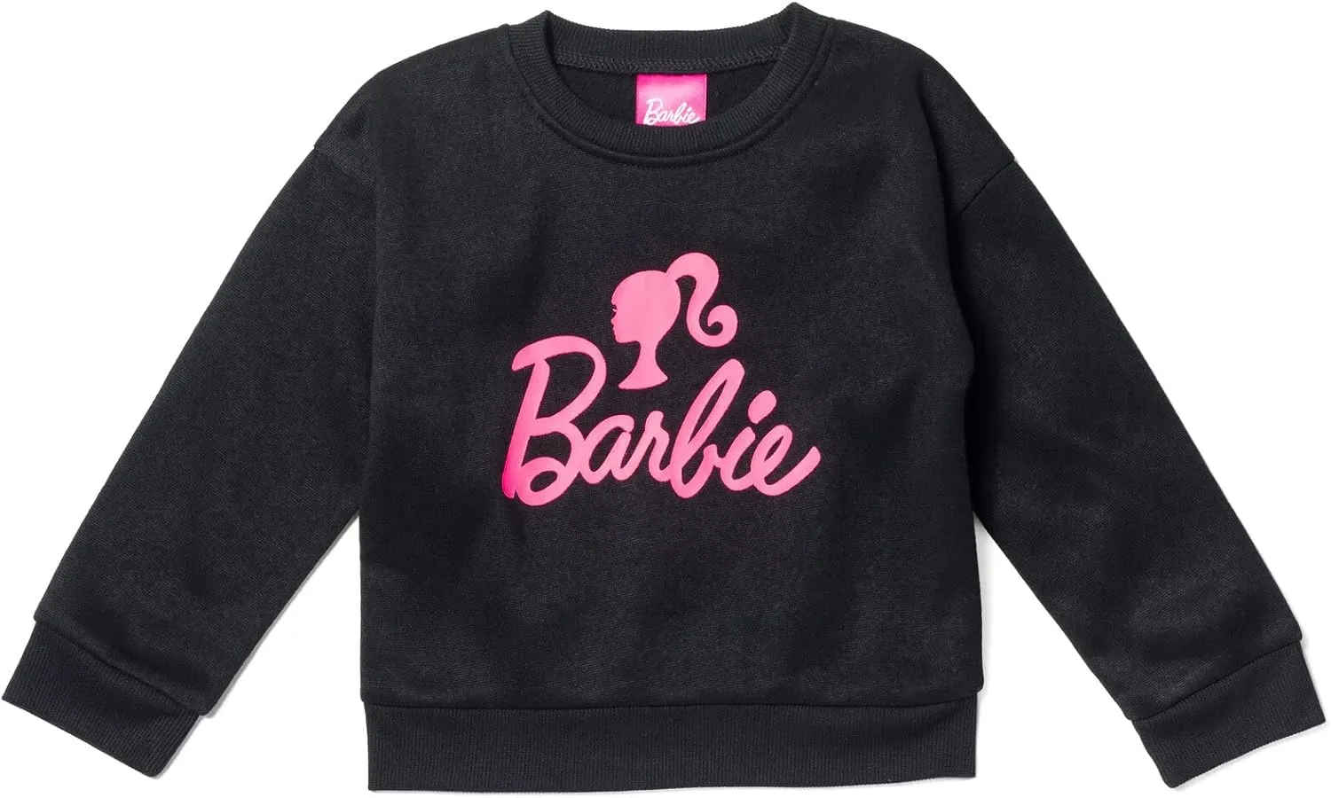 Barbie French Terry Sweatshirt and Jogger Pants Set Girls' track suit