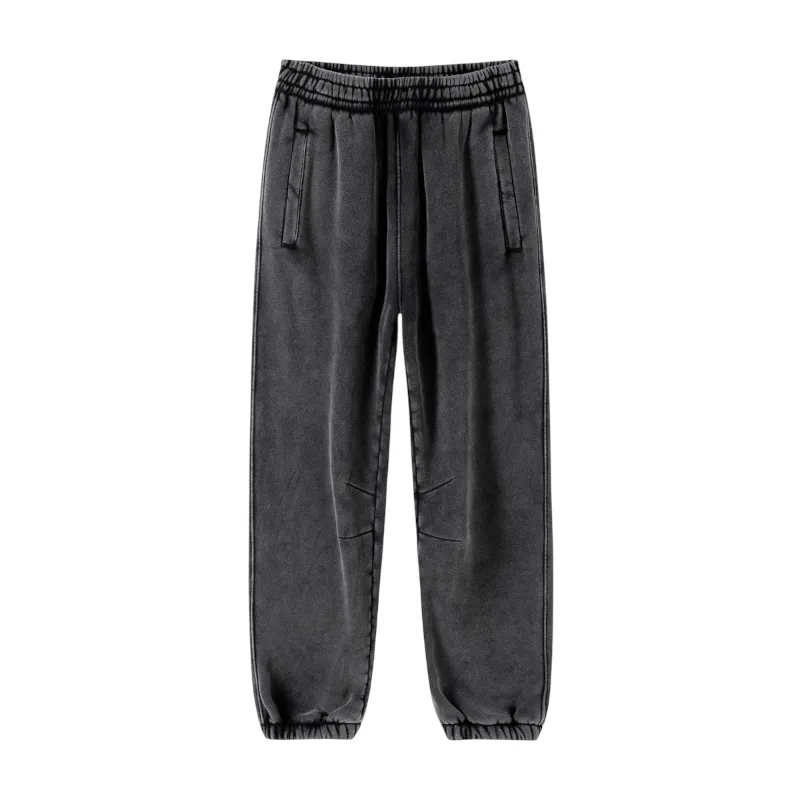 Batik washed heavy fleece joggers