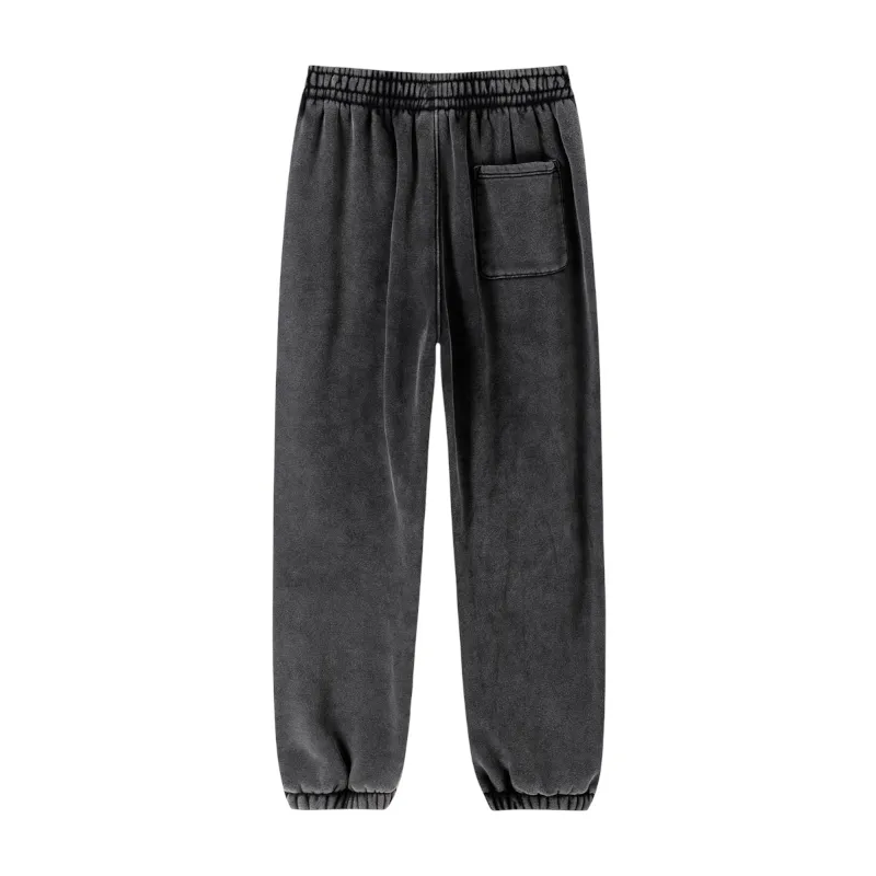 Batik washed heavy fleece joggers
