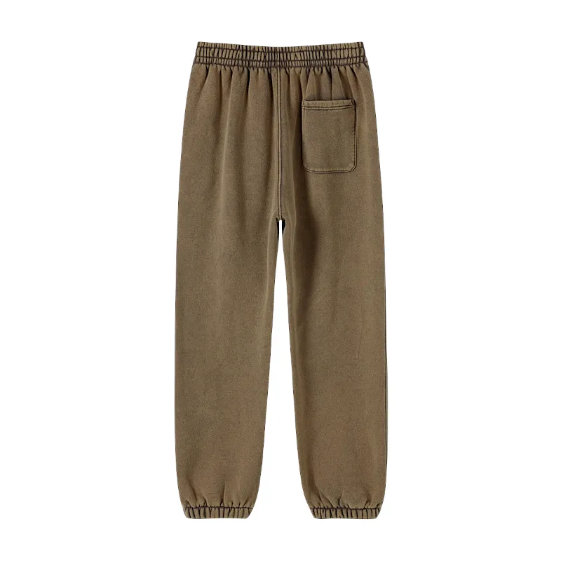 Batik washed heavy fleece joggers