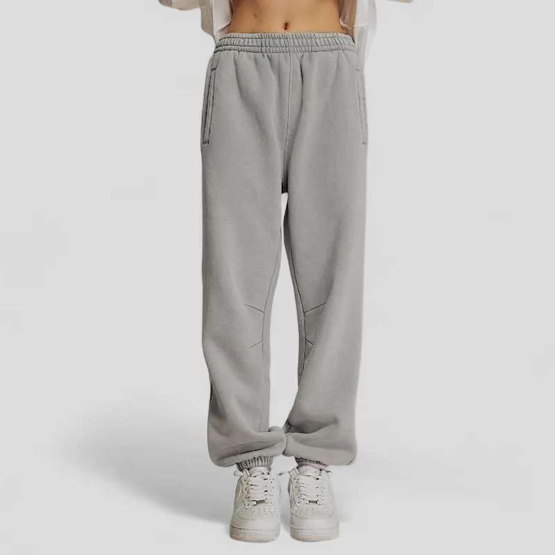 Batik washed heavy fleece joggers