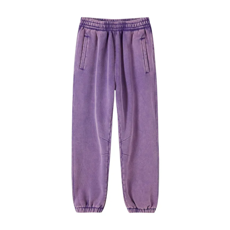 Batik washed heavy fleece joggers