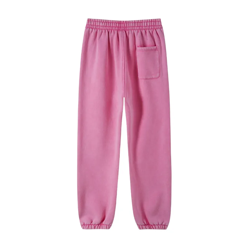 Batik washed heavy fleece joggers