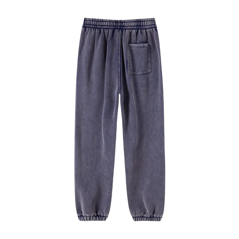 Batik washed heavy fleece joggers