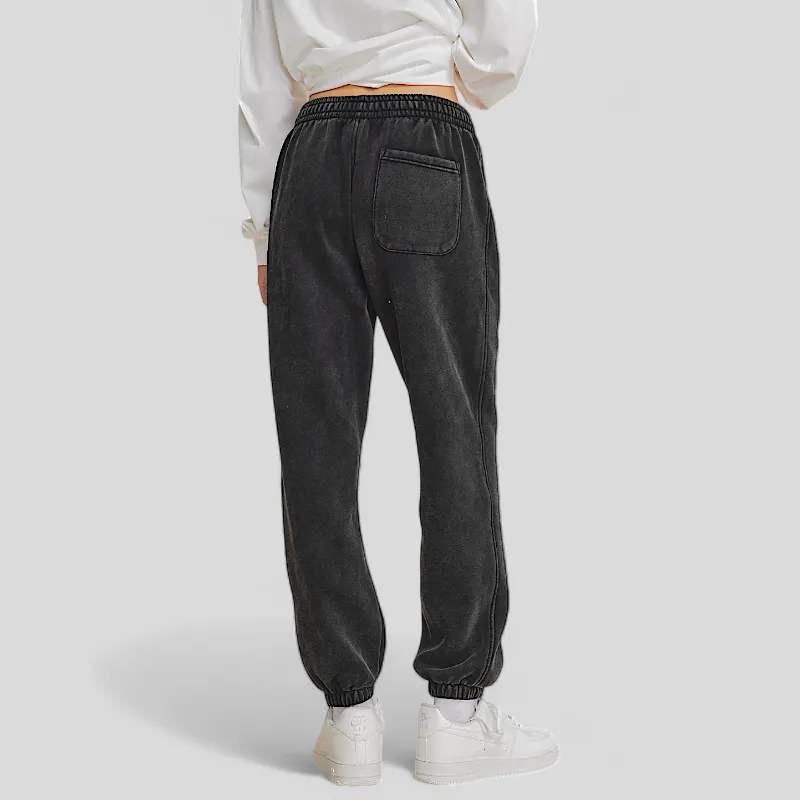 Batik washed heavy fleece joggers