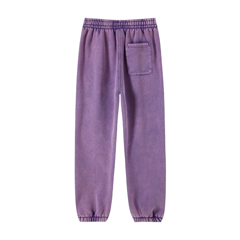 Batik washed heavy fleece joggers