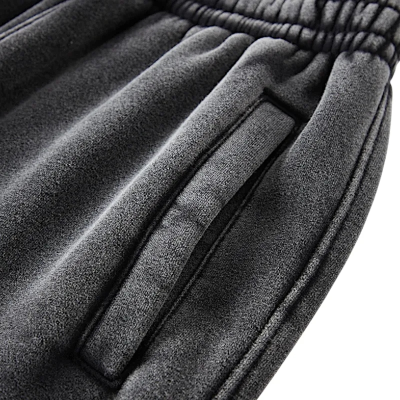 Batik washed heavy fleece joggers