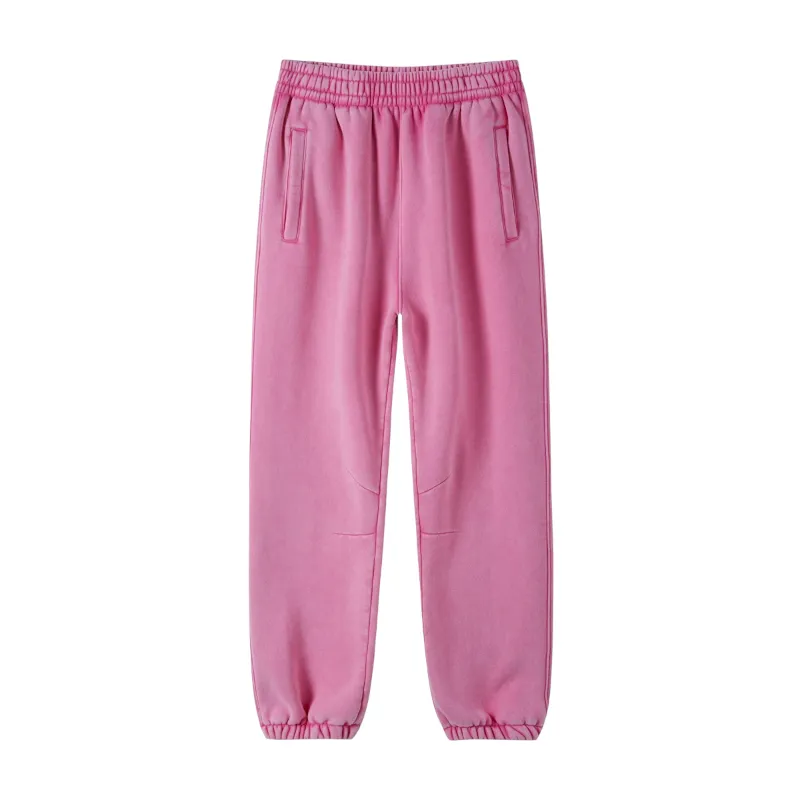 Batik washed heavy fleece joggers