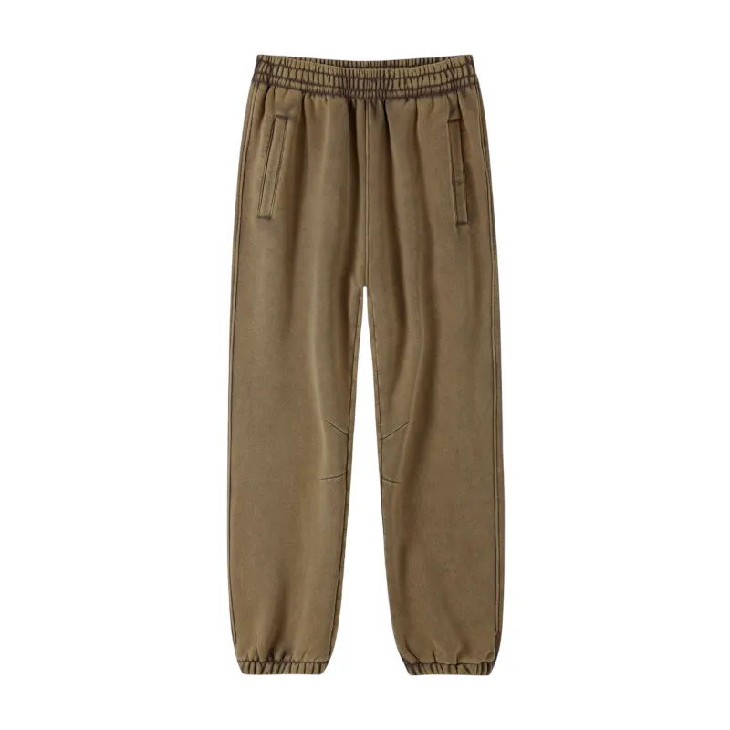 Batik washed heavy fleece joggers