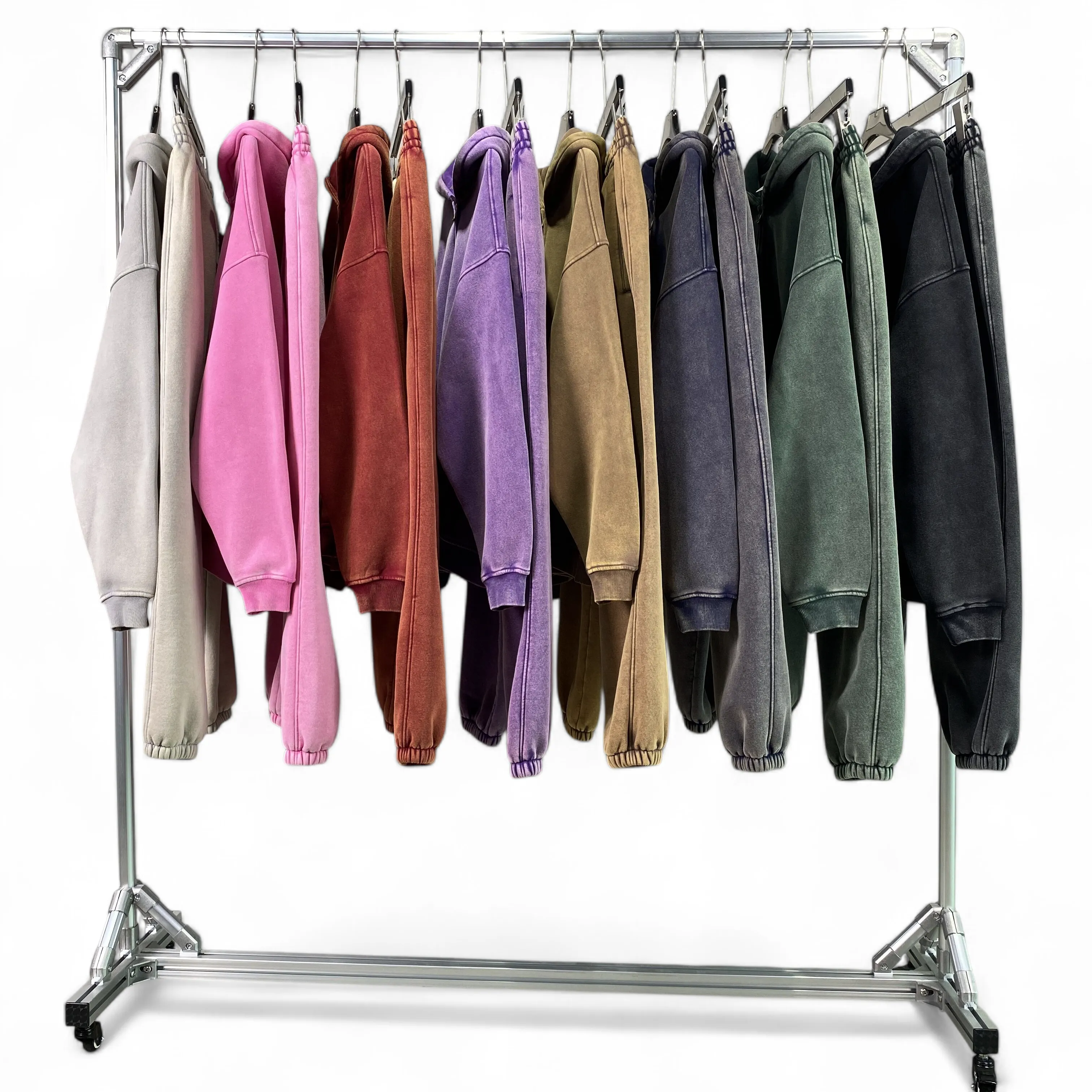 Batik washed heavy fleece joggers