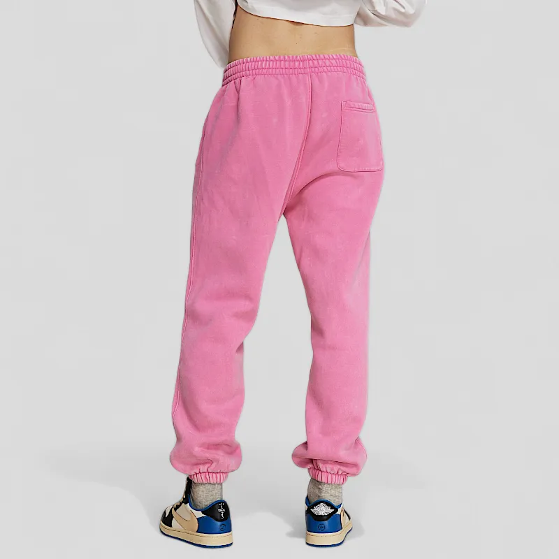 Batik washed heavy fleece joggers