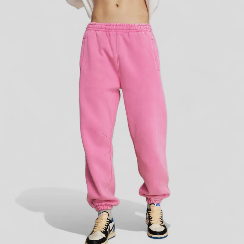 Batik washed heavy fleece joggers