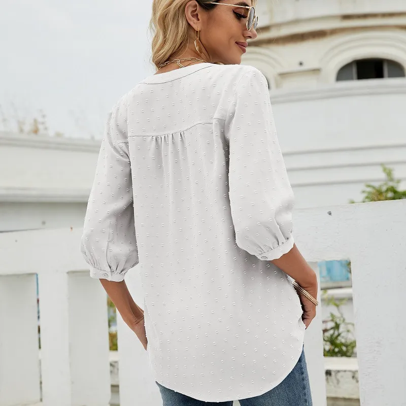 Bell Shape Long Sleeves Blouse