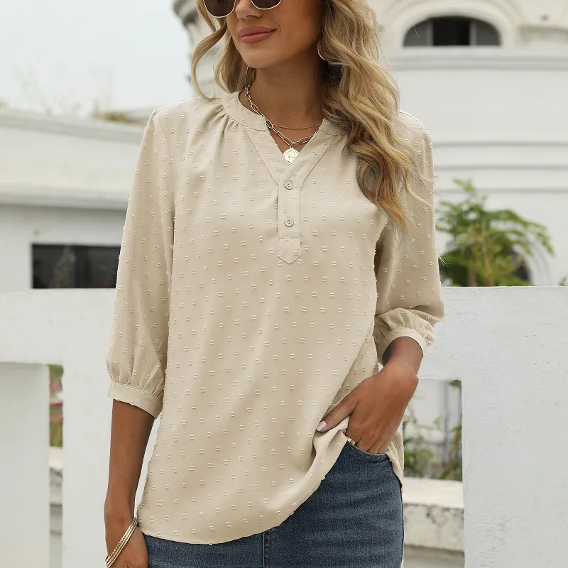 Bell Shape Long Sleeves Blouse