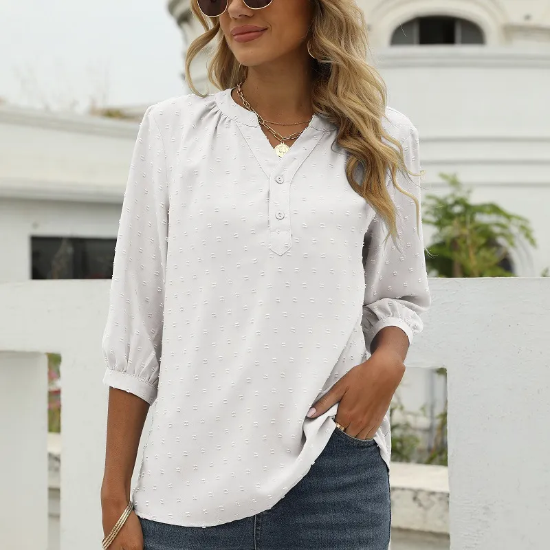 Bell Shape Long Sleeves Blouse