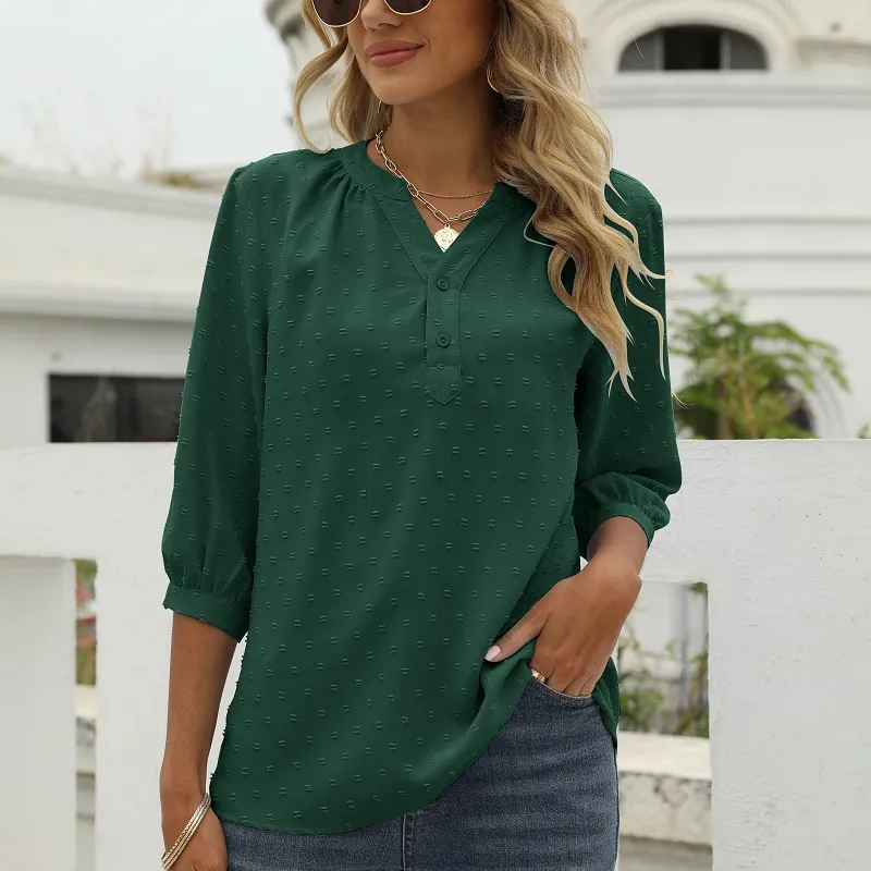 Bell Shape Long Sleeves Blouse