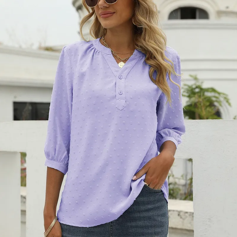 Bell Shape Long Sleeves Blouse