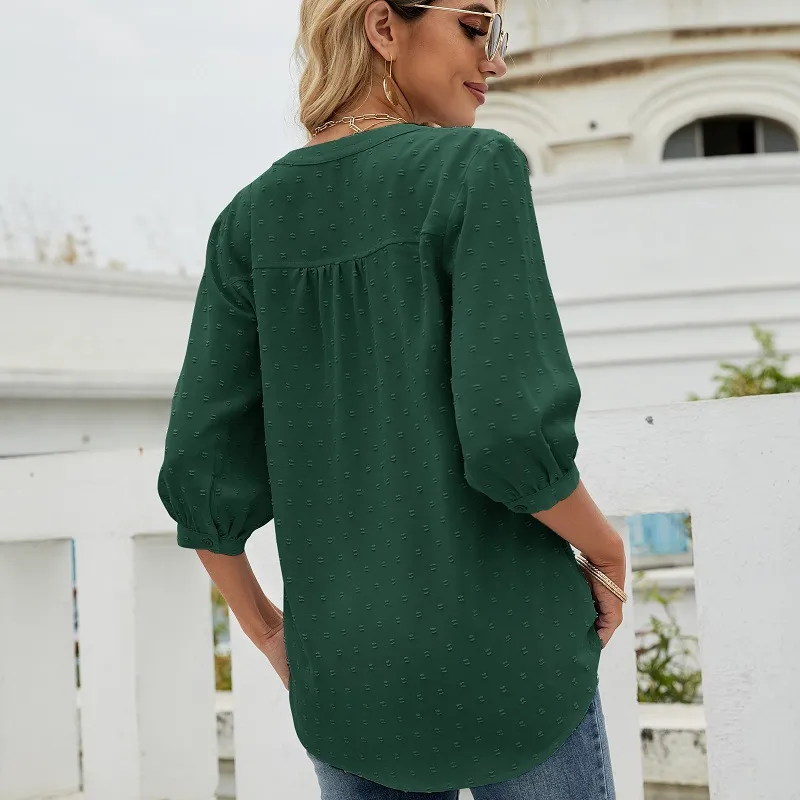 Bell Shape Long Sleeves Blouse