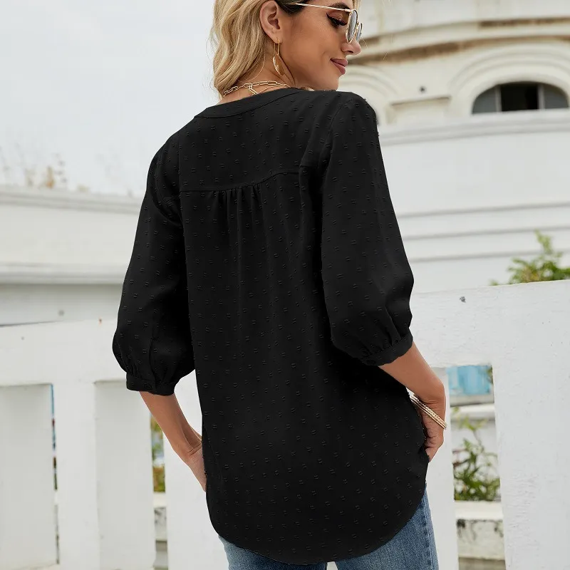 Bell Shape Long Sleeves Blouse