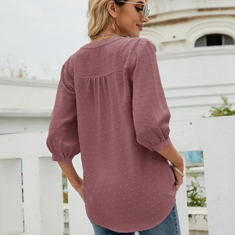Bell Shape Long Sleeves Blouse