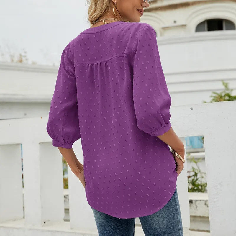 Bell Shape Long Sleeves Blouse