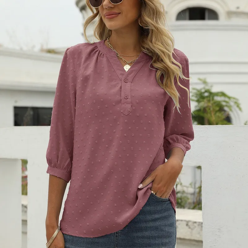 Bell Shape Long Sleeves Blouse