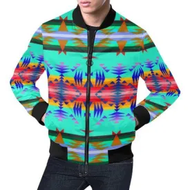 Between the Mountains Spring Bomber Jacket for Men