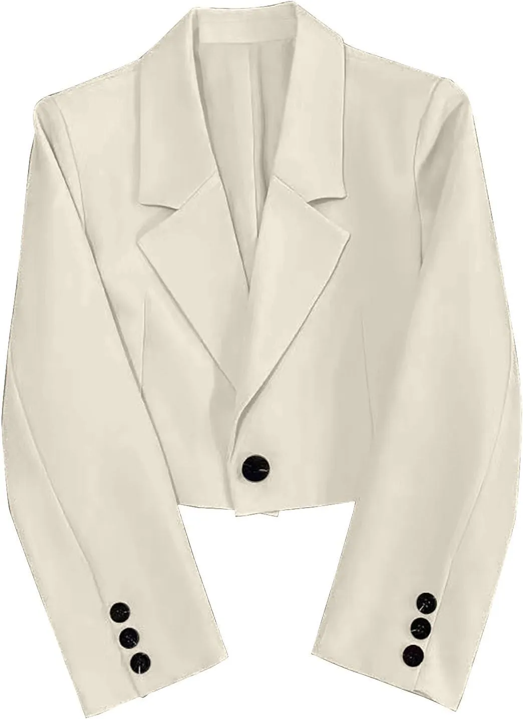 Blazers for Women 2025 Cropped Business Casual Outfits Long Sleeve Open Front Cardigan Work Suit Fall Fashion Coat