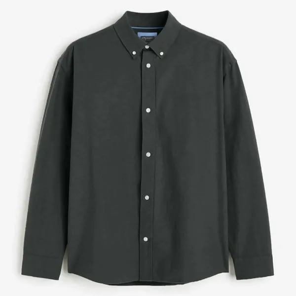 Charcoal Grey Classic Oxford Shirt