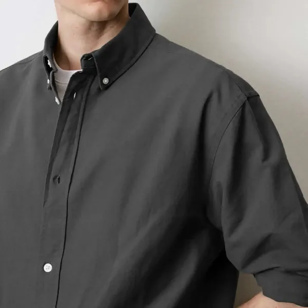Charcoal Grey Classic Oxford Shirt