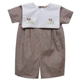 Collection Bebe Puppies Shadow Embroidery Romper