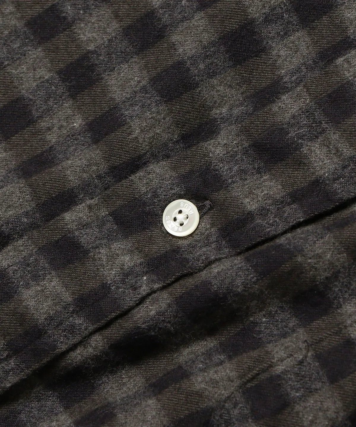 Gingham Check Shirt - Grey
