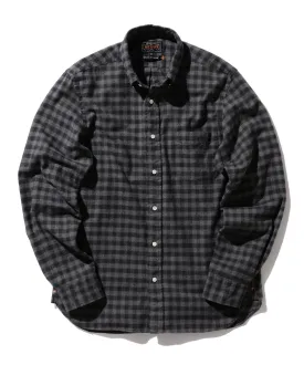 Gingham Check Shirt - Grey