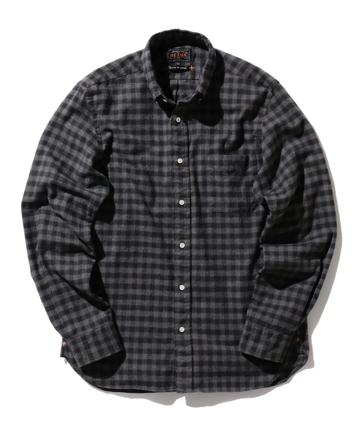 Gingham Check Shirt - Grey