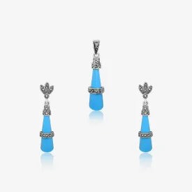 Glitz Dangle Pendant Set