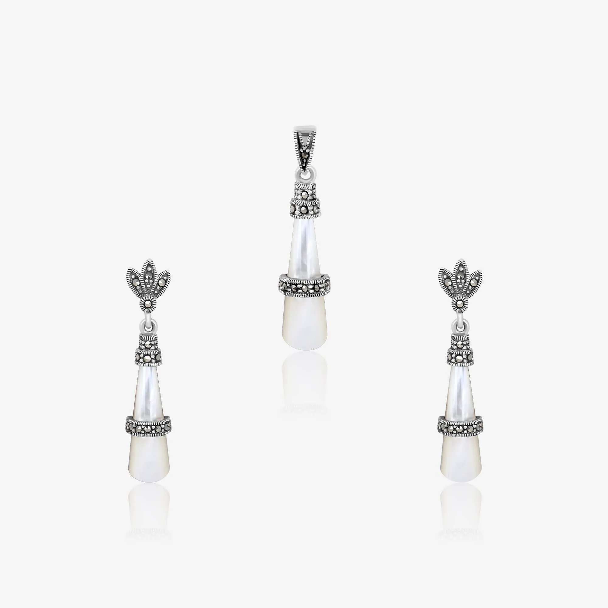 Glitz Dangle Pendant Set