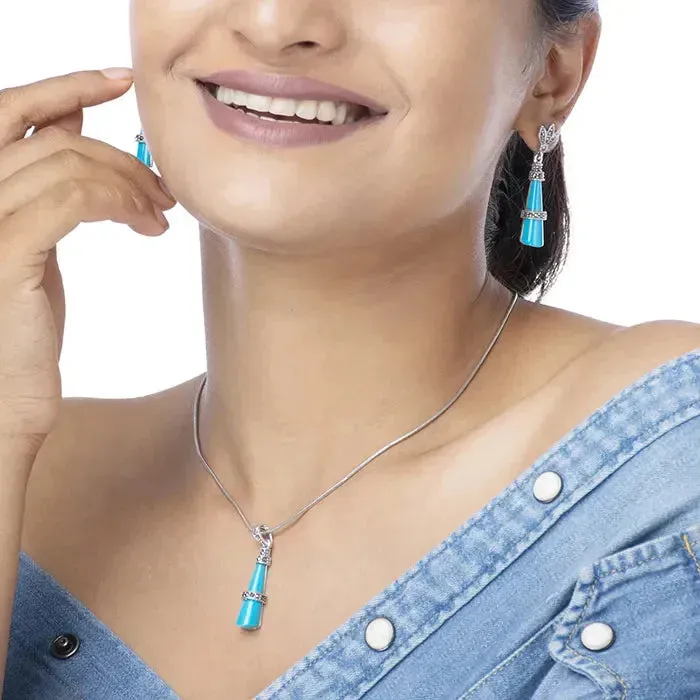 Glitz Dangle Pendant Set