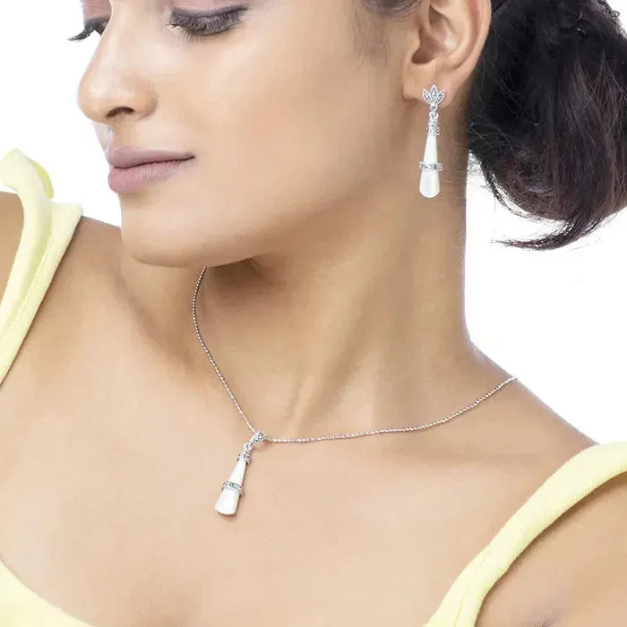 Glitz Dangle Pendant Set