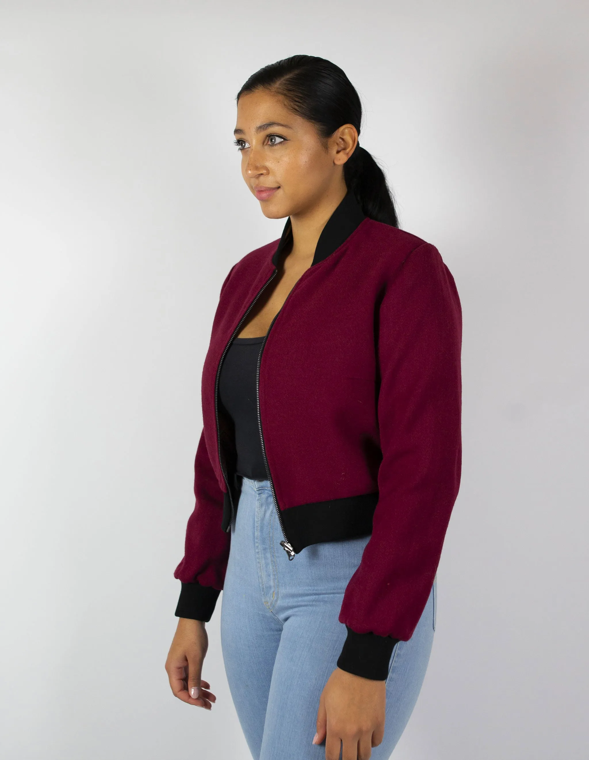 Grey Starbeam Reversible Bomber Jacket