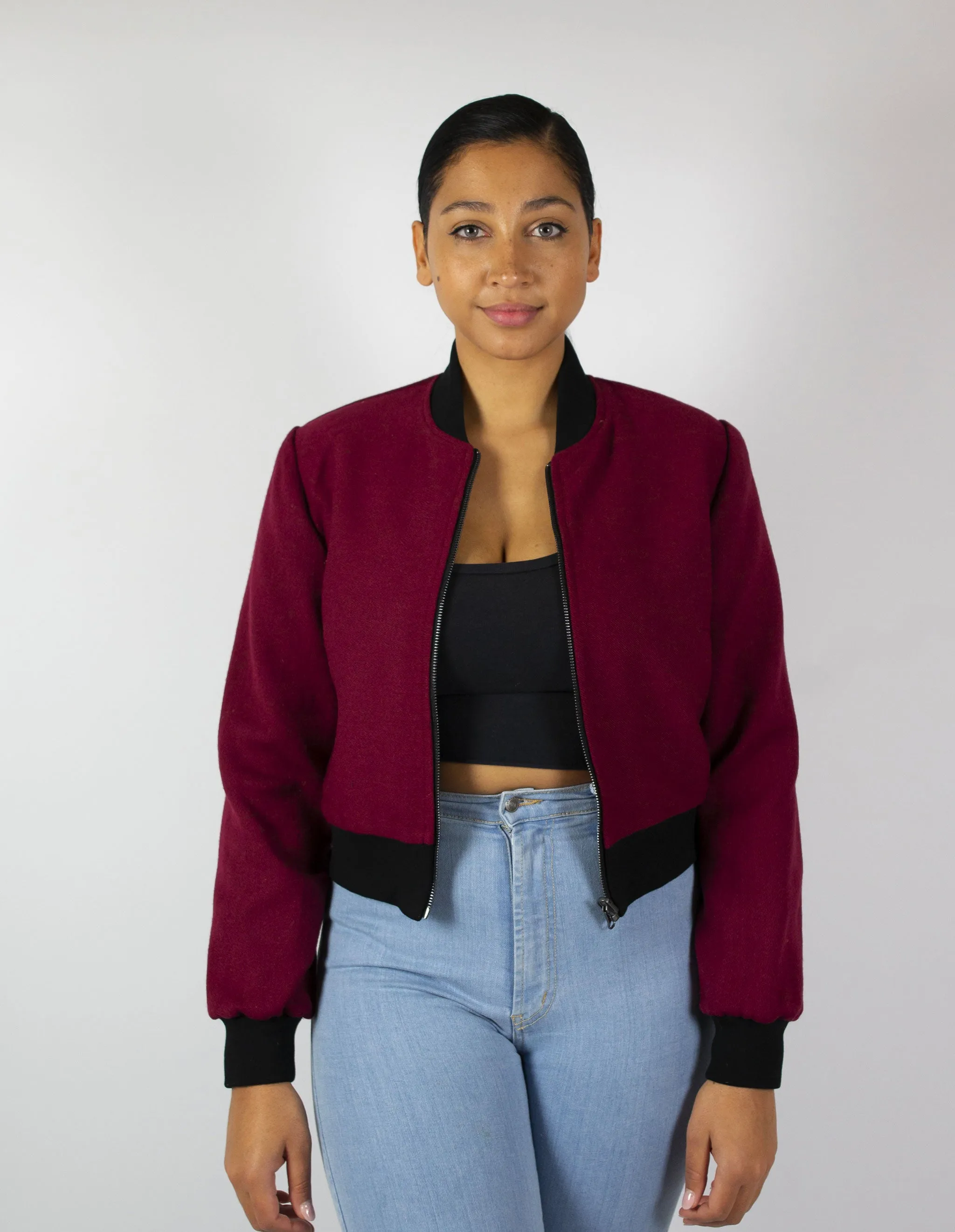 Grey Starbeam Reversible Bomber Jacket
