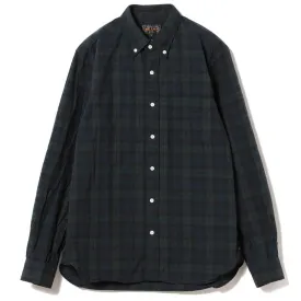 Indigo Check Button Down Shirt - Black Watch