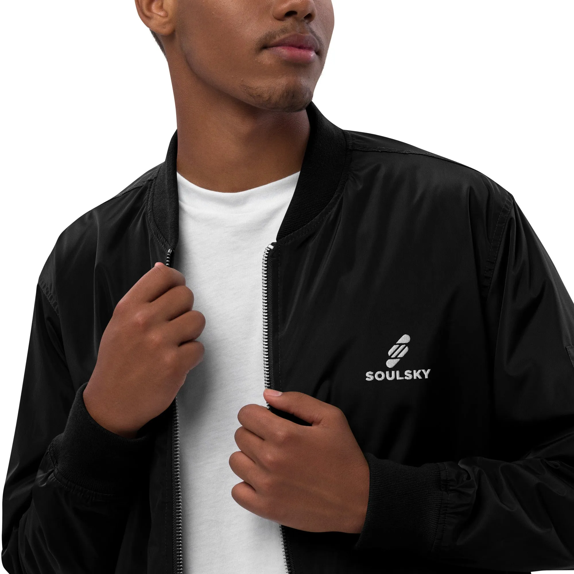 KEEP LOOKING AHEAD Premium Bomber Jacket