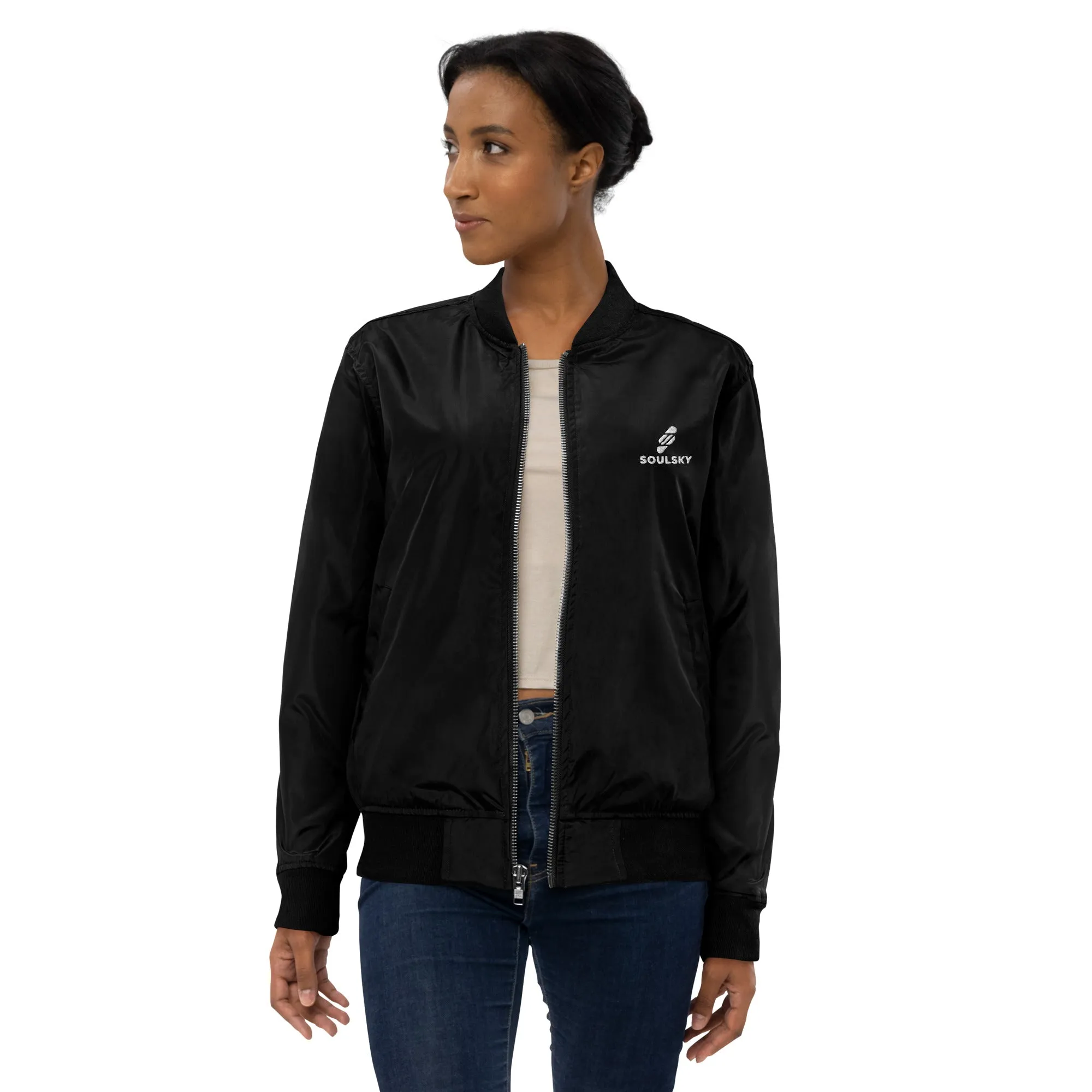 KEEP LOOKING AHEAD Premium Bomber Jacket