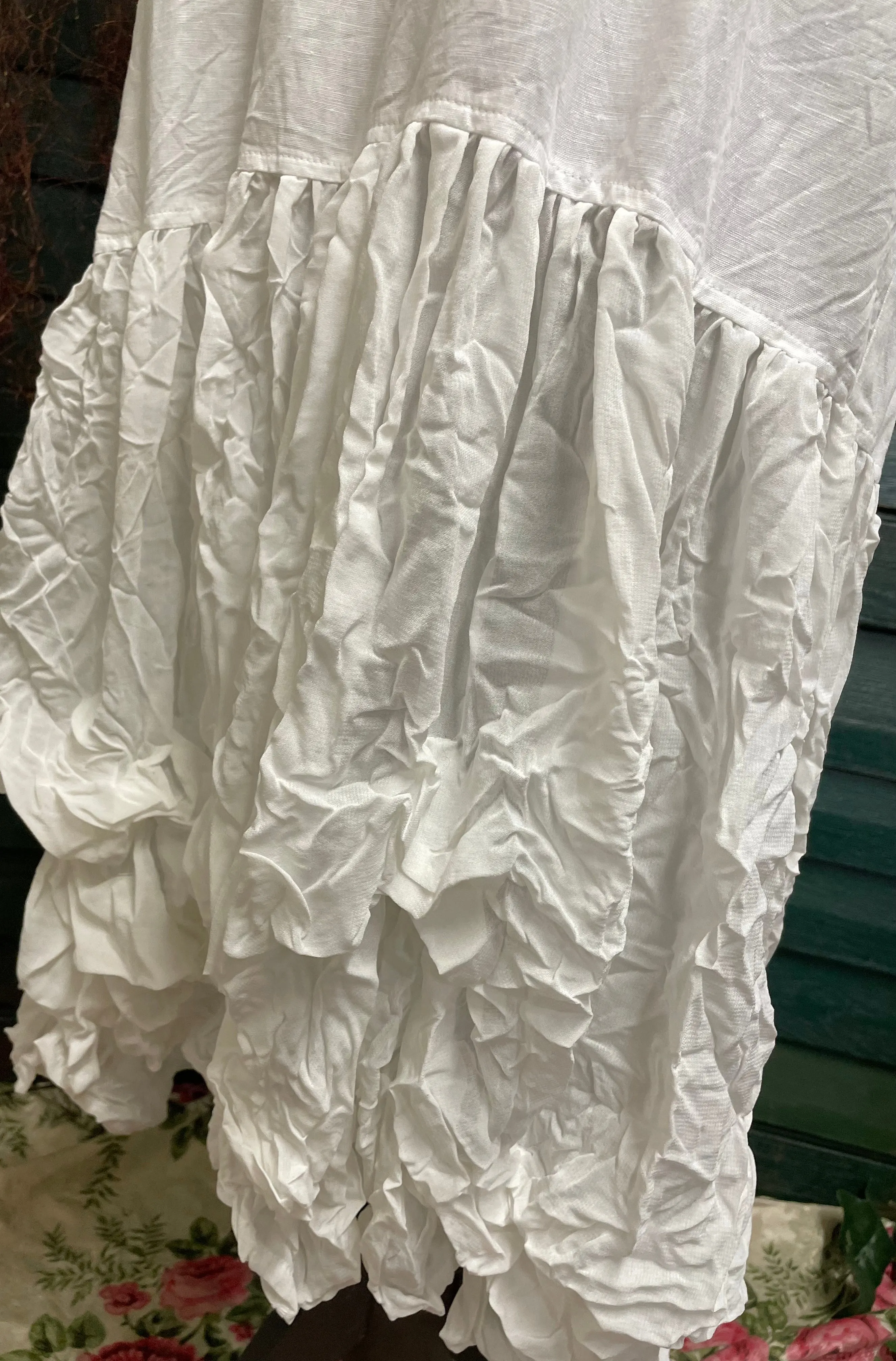 Linen slip dress