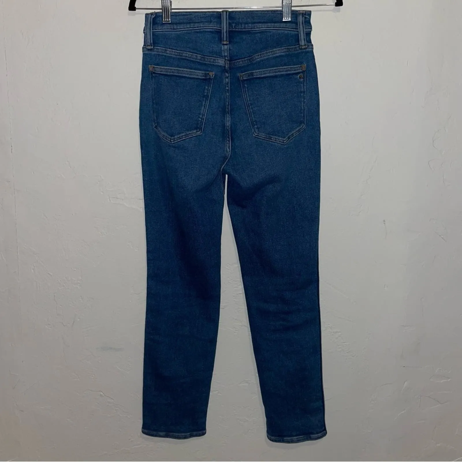 Madewell Stovepipe Slim Straight High Rise Jeans (25)