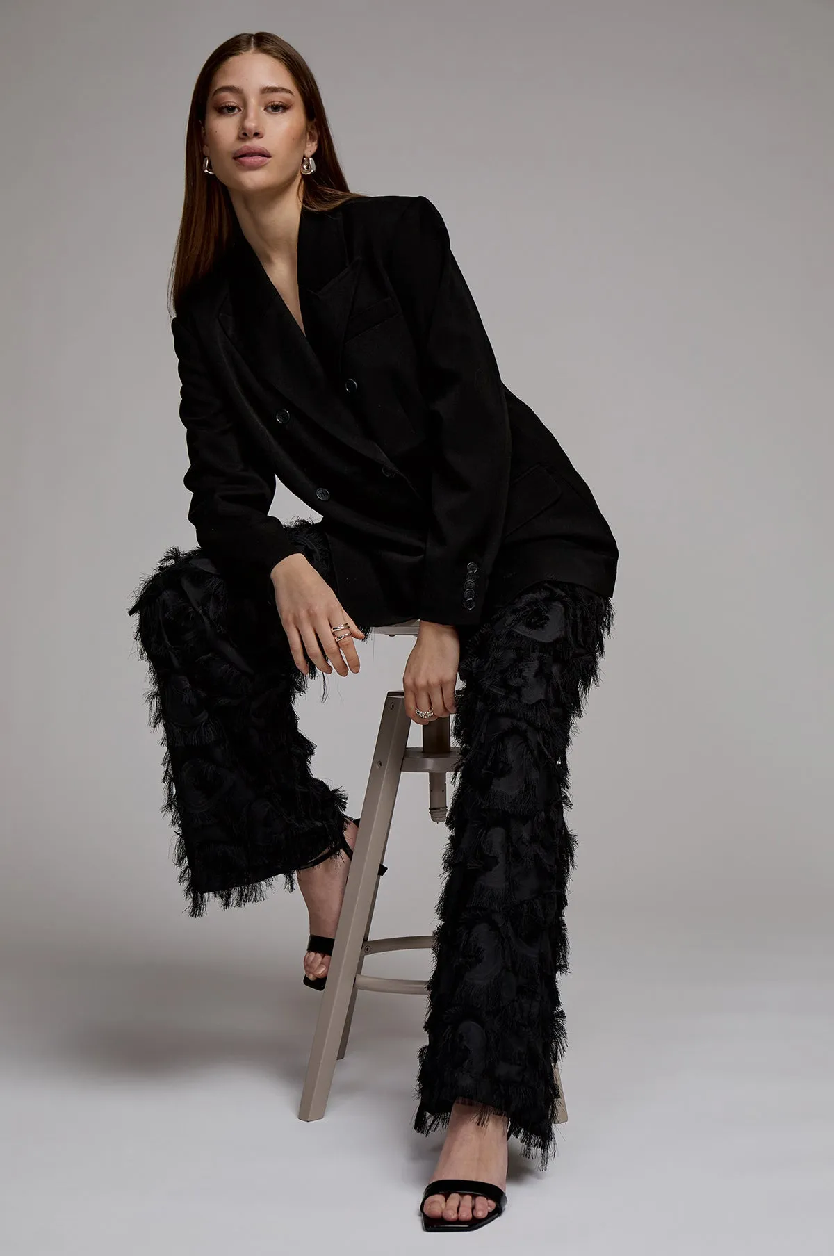 Maica High Waisted Pant Black